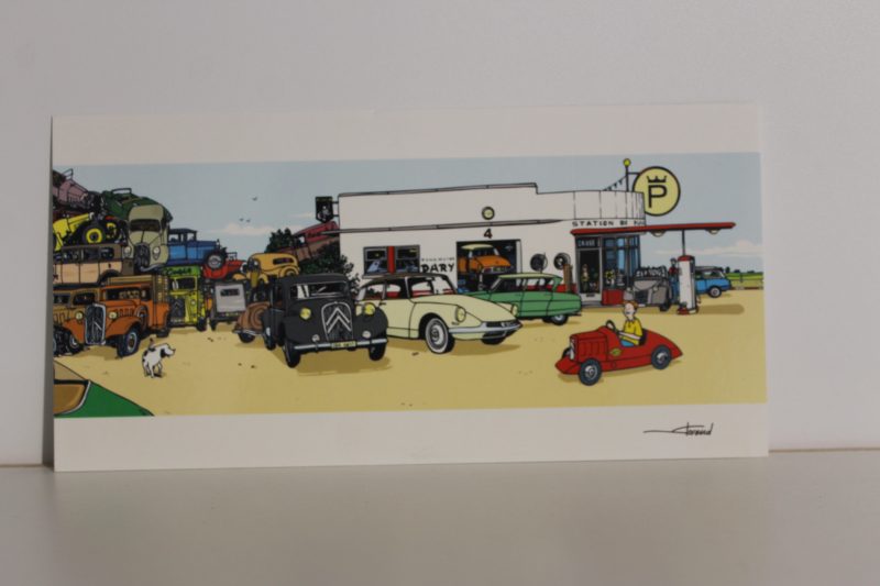 Carte Postale  - Garage Citroën