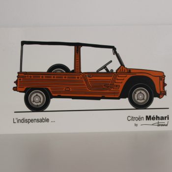 Carte Postale - Citroën Mehari - L'indispensable