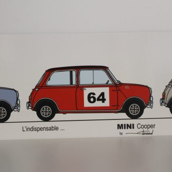 Carte Postale - Mini Cooper - L'indispensable