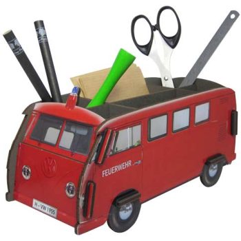 Boite à Stylos - VW T1 - Pompier