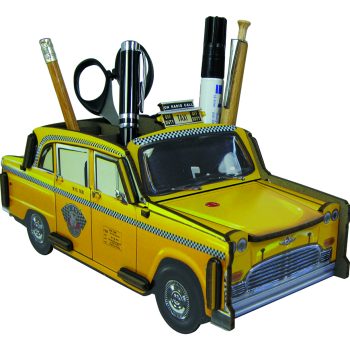 Boite à Stylos - Taxi NY - Jaune