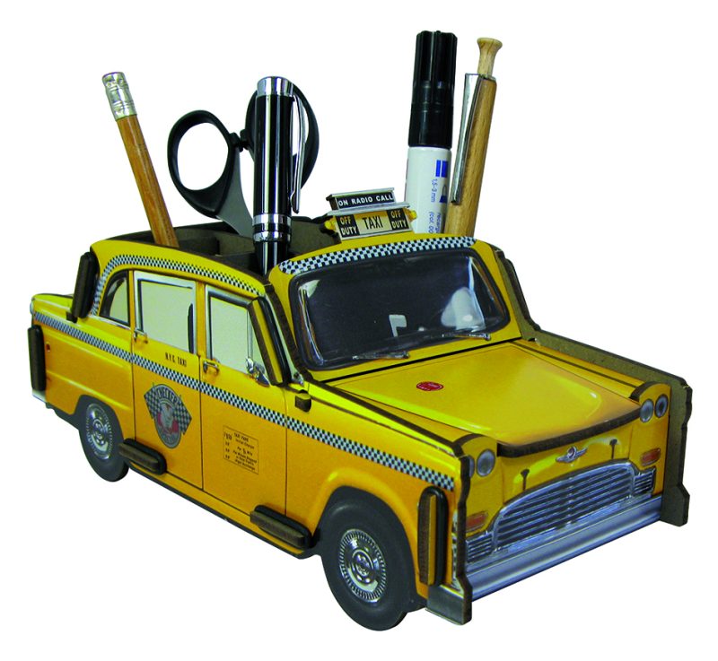 Boite à Stylos - Taxi NY - Jaune