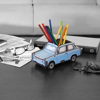 Boite à Stylos - Trabant 601 - Bleu