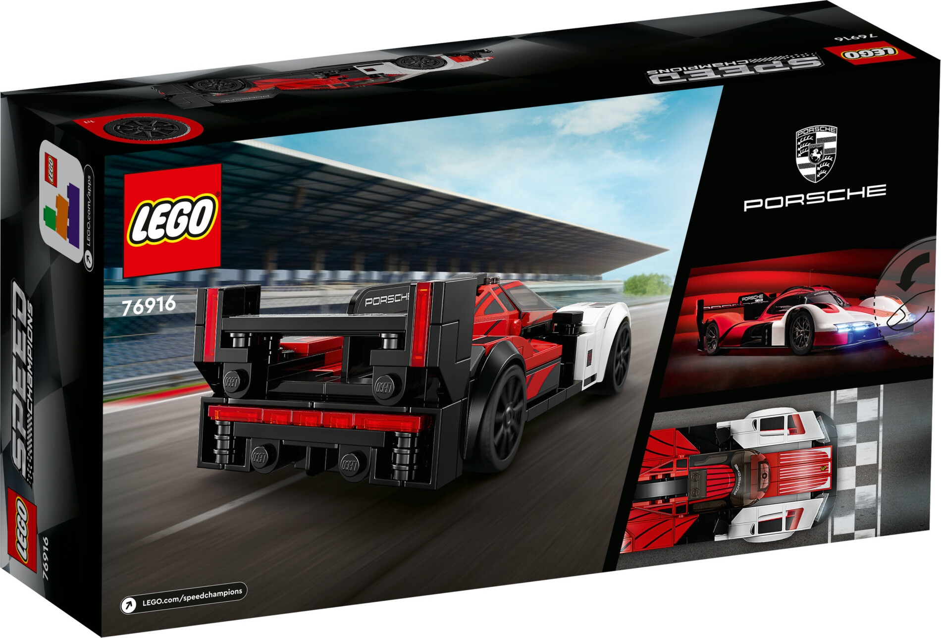 LEGO Speed Champions 76916 Porsche 963 24h Le Mans Around Cars