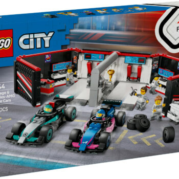 LEGO City 60444- F1 - Garage de F1 - Mercedes-AMG et Alpine