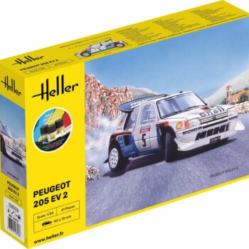 Maquette - Peugeot 205 EV 2 - 1:24 - Heller
