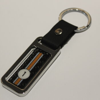 Porte-clés métal-carbone - Look G1 - AMG GT3 #10 du team Boutsen VDS